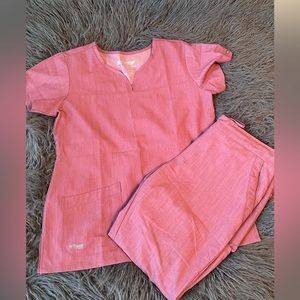 Pink Grey’s Anatomy Scrub Set